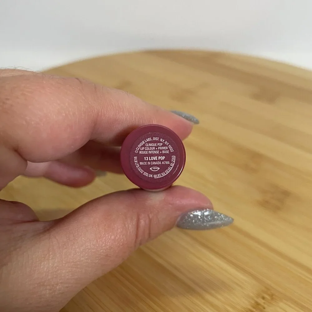 Clinique Pop Lip Colour Lipstick 13 Love Pop Travel Sample Primer Makeup